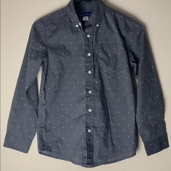 Patterned Button Down Long Sleeve - Picture 2 of 3